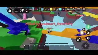 Playing a match in bedwars | Roblox Bedwars with RandomTime