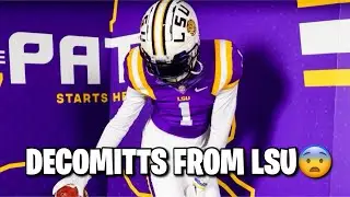 Dakorien Moore DECOMMITTED from LSU!! (WOW)