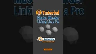 Blender Magic Shortcut 🪄: Select All Linked Objects Instantly with One Click! (Ctrl+L)