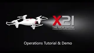 SYMA X21W  FPV Real-Time Operation Tutorial