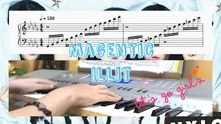 Magnetic- Illit 아일릿 Piano Cover/ Sheet/ Tutorial