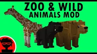 Minecraft Mods : Zoo & Wild Animals Rebuilt(ZAWA) part 3
