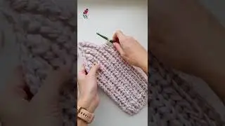 Вяжем шапку крючком👍 2 часть👌