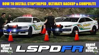 How To Install Stop The Ped , Ultimate Backup & Compulite | 