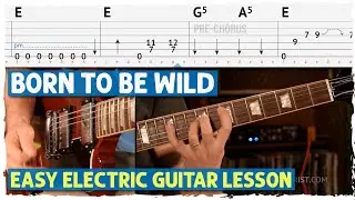 "Born to Be Wild" Guitar Tutorial | Rhythm & Lead