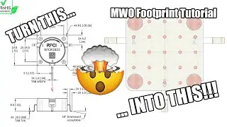 Datasheet to Functional Footprint - Cadence AWR Microwave Office Tutorial