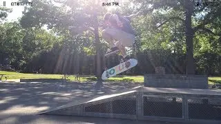 Ryan skateboarding at elizabeth park