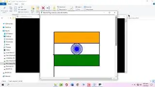 how to make India national flag in python || With source code