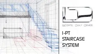 Staircase in 1pt Perspective using Division