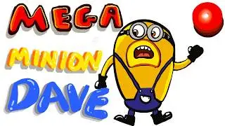 How to draw Mega Minion Dave Easy | Despicable me 4 #despicableme #minions #megaminion