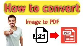 How to convert image to pdf | pdf convert | image to pdf | 