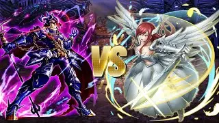 Erza (Buffed) vs Grad - Grand Summoners