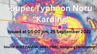 Super Typhoon KARDING (NORU) Signal no. 5 - EYEWALL near POLILLO ISLANDS! Updates!!!