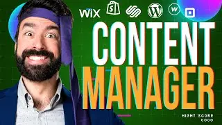HOW TO CREATE A WEBSITE For Beginners? / WIX Content Manager - Landing Page Builder Tutorial