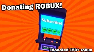 Donating 150+ ROBUX to my viewers in #roblox #plsdonate