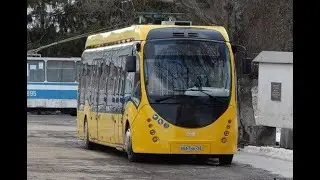 Поездка на 6 электробусе =) (заехали в старый район)