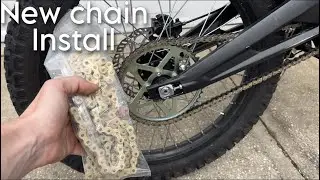 NEW CHAIN Install On My Sur-Ron X! #surron #surronx #ebike