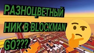 КАК СДЕЛАТЬ РАЗНОЦВЕТНЫЙ НИК В BLOCKMAN GO В 2022 ГОДУ??? #баг #баги #фича #фичи #блокманго