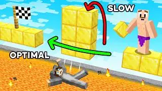 Minecraft Noob VS Pro Parkour Build Challenge!