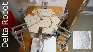 Delta Robot Draws A Geometric Thing