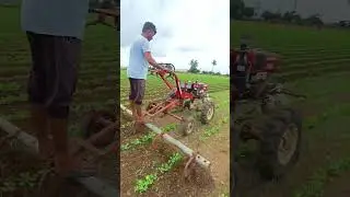 Power Tiller 🔥 Nano Tractor 🚜 Farming #agriculture #satisfying #shot