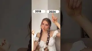 Graphic Design Trends In 2018 vs 2024 #graphicdesign #designtrends #typography