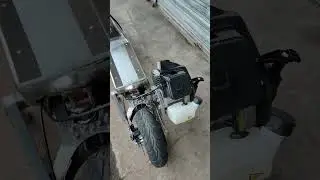 diy stand up scooter gas type 
