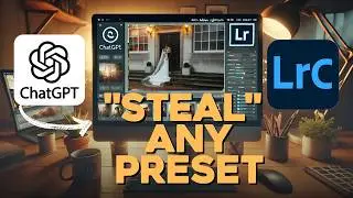 How to Extract Lightroom Presets With ChatGPT and Convert to Any Image! Full tutorial!
