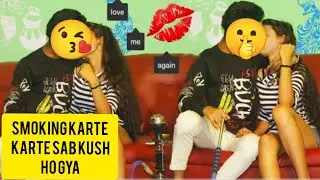 SMOKING PRANK with real lipkissing 💋 prank on may girlfriend (gone romantic) 