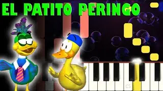 Biper y sus Amigos - El Patito Peringo | Piano Cover | Tutorial | Karaoke