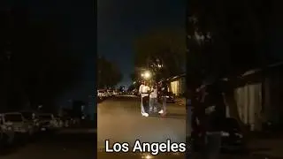 GETTING THREATENED WHILE DRIVING THROUGH LA GANG AREA