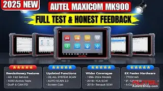 New Autel MaxiCOM MK900 Full Test & Honest Feedback!