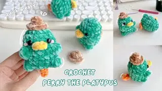 How to Crochet Perry the Platypus l Easy Amigurumi Tutorial l Beginner-Friendly l Monua DIY