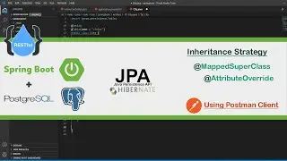 Spring Boot Restful + PostgreSQL + JPA Hibernate Inheritance Strategy @MappedSuperClass - Part 10