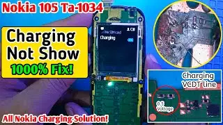 Nokia 105 Charging Not Show 100% Fix! | All Nokia Charging Not Show Problem Solution