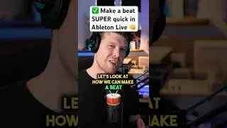 ✅ How to make a beat SUPER quick in Ableton Live ⏰👊💥