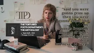 reacting to Taylor Swift's THE TORTURED POETS DEPARTMENT: THE ANTHOLOGY