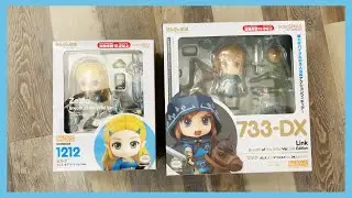 Link & Zelda Nendoroid | The Legend of Zelda Breath of the Wild | Figure Haul, Unboxing, Set Up