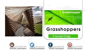 GRASSHOPPER TUTORIAL: how to model sample bridge in grasshopper!