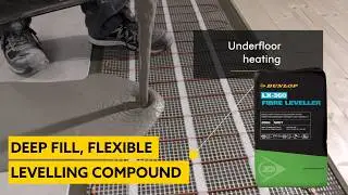 Deep fill, flexible self levelling compound perfect for underfloor heating and wood subfloors