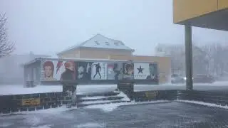 Bowie Wall in Akranes Iceland