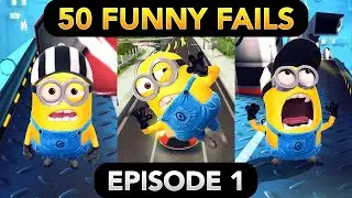 Minion Rush 50 FUNNY FAILS (Episode 1) | Gru's Lab, Residential Area