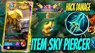 ROGER PAKAI SKY PIERCER MASIH OP‼️WAJIB KALIAN COBA RACIKAN BUILD KU | ROGER HACK DAMAGE