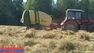 Выехали на заготовку (прессование) сена.