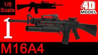 M16A4 1/6 scale model DETAILED review (Light weapon model series Vol. 1)