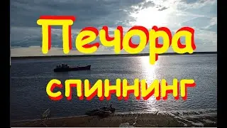 Река Печора , спиннинг, июль 2022