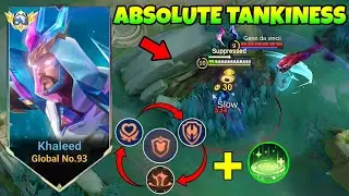 THIS NEW FULL TANK KHALEED ROAM BUILD IS UNSTOPPABLE AGAINST CROWD CONTROL HEROES! (NEW META EMBLEM)