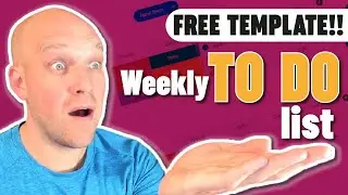 Weekly To Do List (free template)