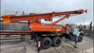 Бурильно-сваебойная машина БМ-811М на шасси УРАЛ-4320