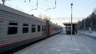 Электровоз ЧС7-047 с поездом №091 (Ярославль → Москва)
